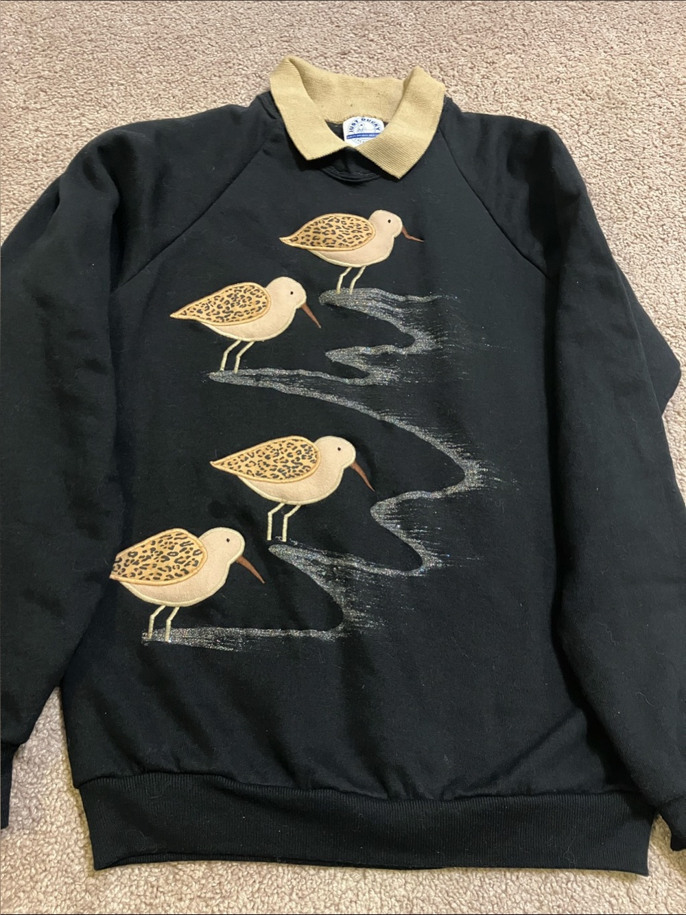 One of a Kind: Bird Crew Neck Sweater